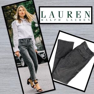 Lauren Ralph Lauren Vintage 90s Premier Straight Black Jeans | Size 14